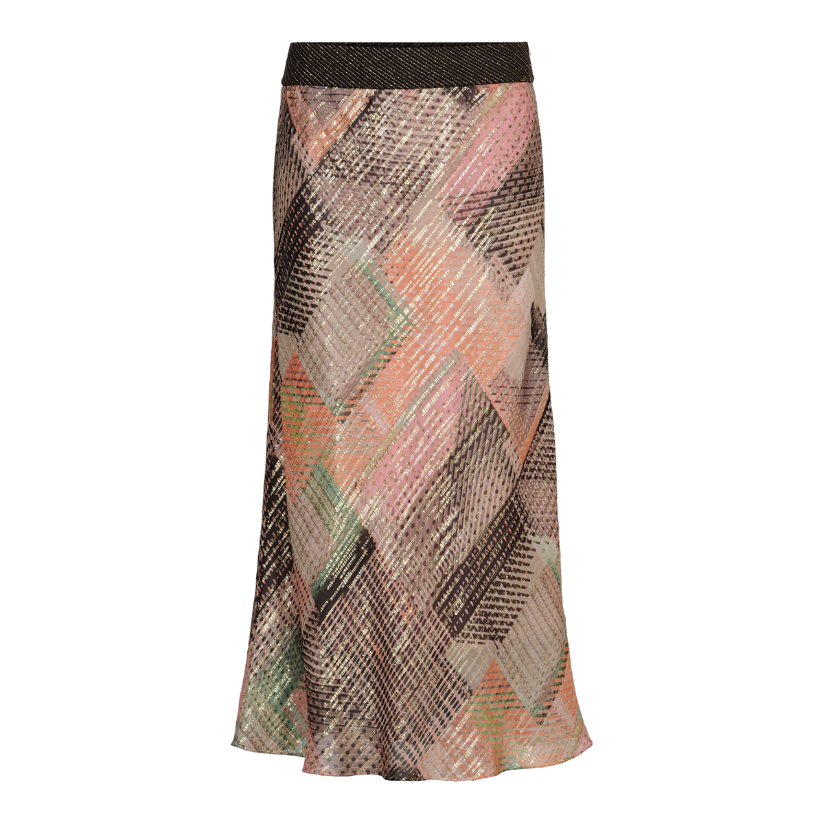 Gustav - Rok - Printed bias cut skirt - 34560 7290