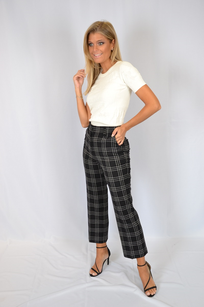 Twinset - Broek - Checkprint - 202TP254C